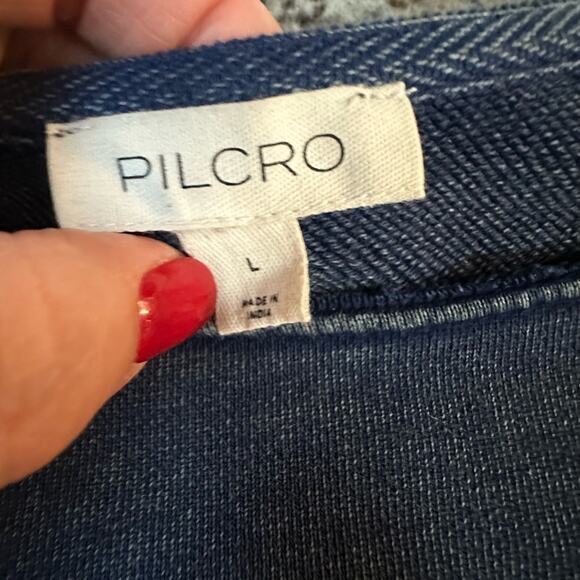 Pilcro by Anthropologie Navy Blue Sequin Embellished Sweatshirt – Size L - Picture 7 of 10